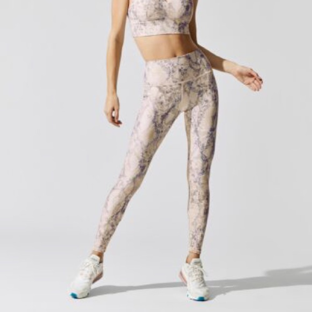 Carbon38 PYTHON HIGH RISE FULL-LENGTH LEGGING